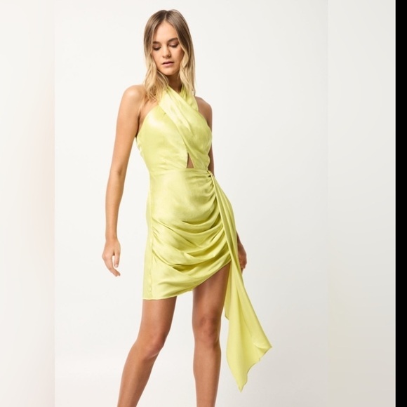 New! Elliatt Croatia Dress in Citrus 🌙 Size Medium NWT - Picture 14 of 15